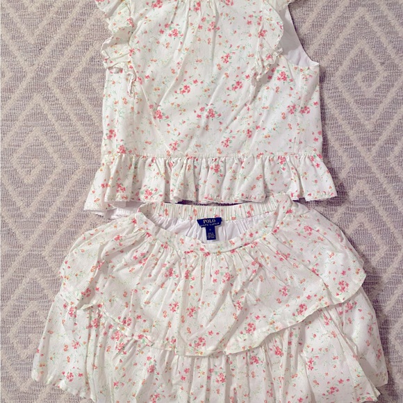 Polo Ralph Lauren cotton top and skirt set - Picture 1 of 3